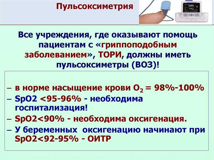 Диапазоны сатурации кислорода для различных возрастных групп и состояний здоровья