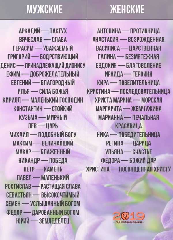 Духовные имена для девочек с датой рождения в сентябре