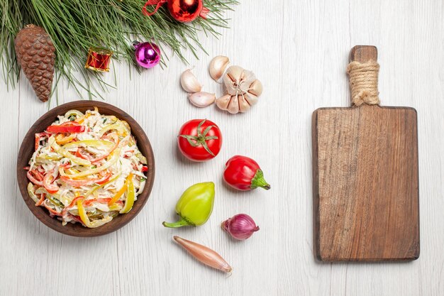 Салат с уникальной заправкой для яркого вкуса
